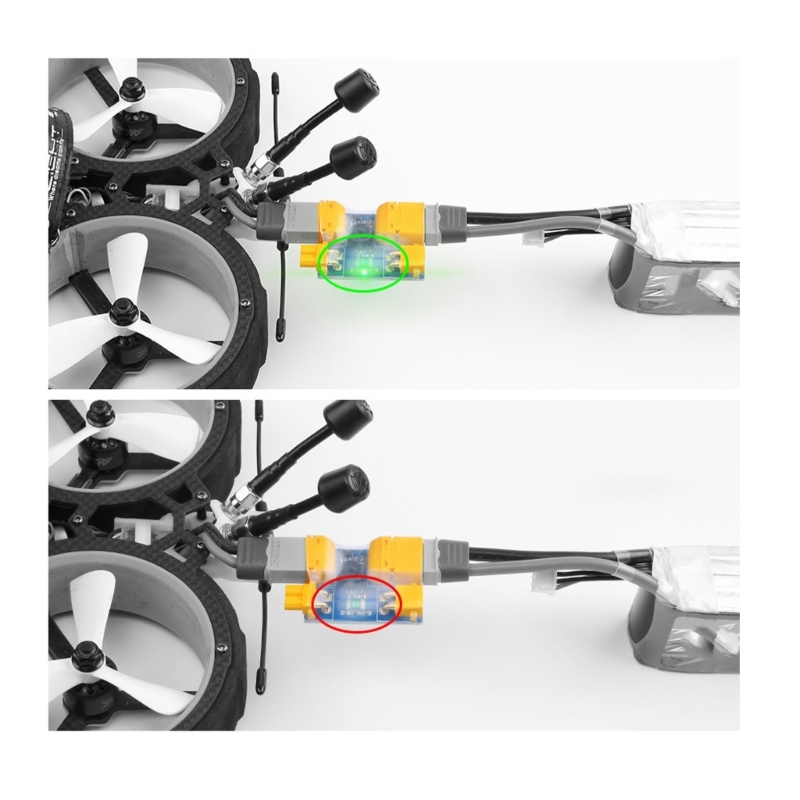 Smoke Stopper - XT30 XT60/XT90 Rookstopper met alarmzoemers Kortsluiting