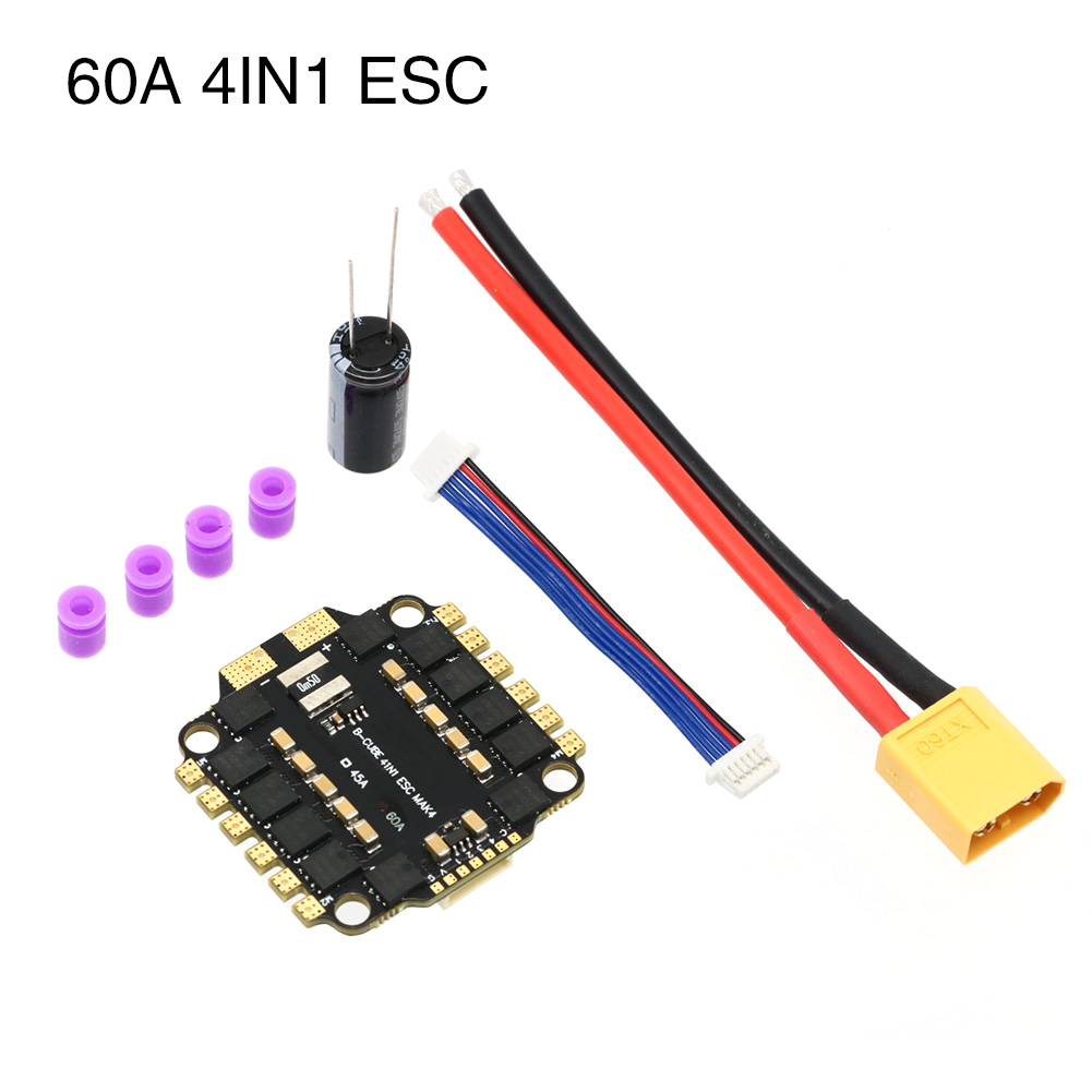 Lipo Battery 6S - UAngel 4IN1 45A 60A ESC BLHELI_S