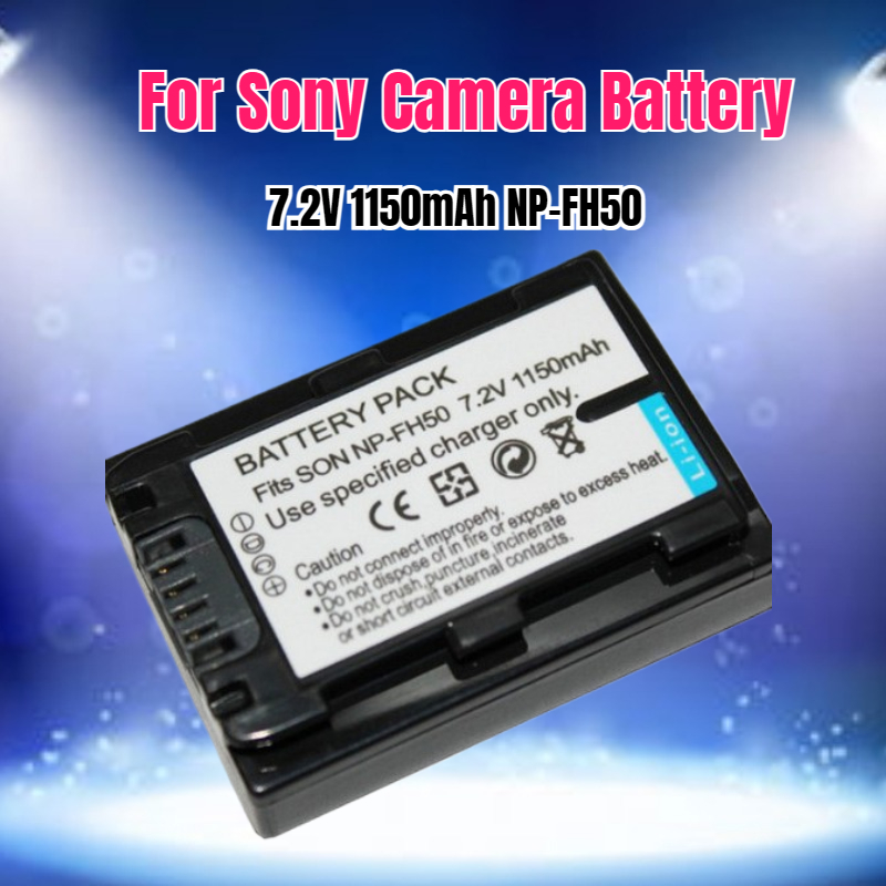 Drone With Camera - 7.2V 1150mAh NP-FH50 Camera Batterij voor