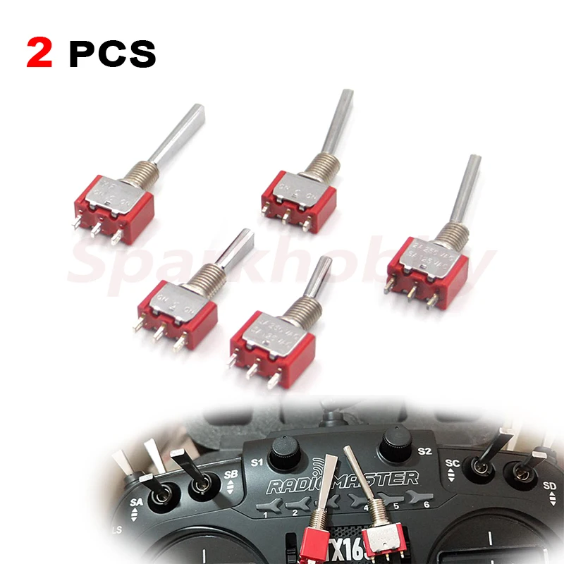 Flysky Transmitter - 2PCS RC Zender Schakelaar 2/3 Posities