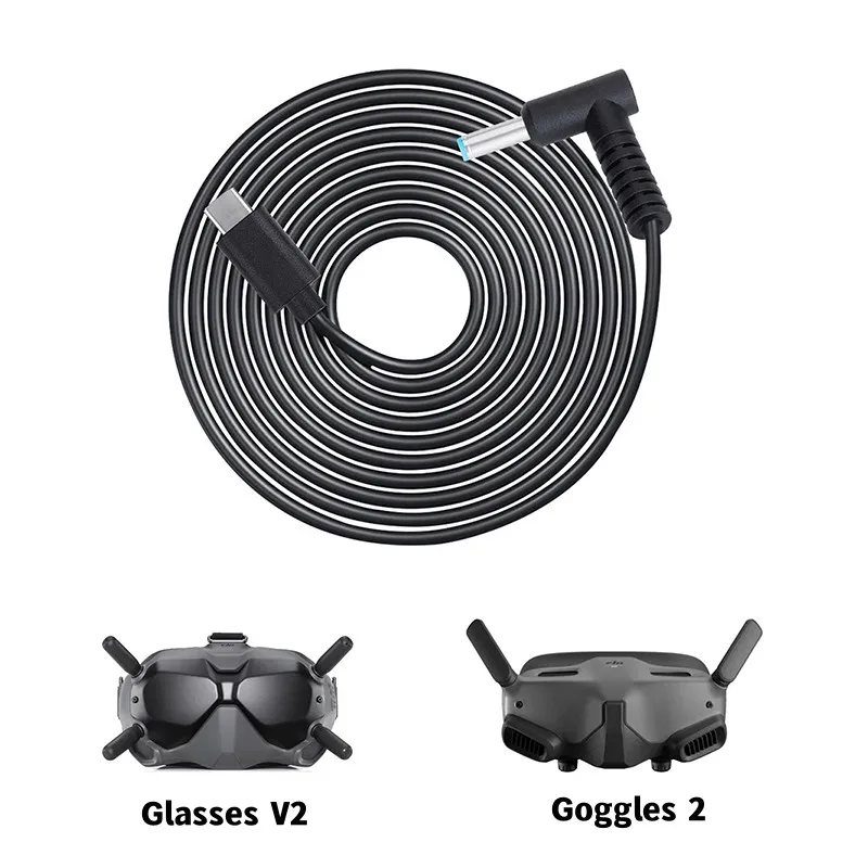 Drone Goggles Dji - Oplaadkabel Type-C poort met PD ondersteuning