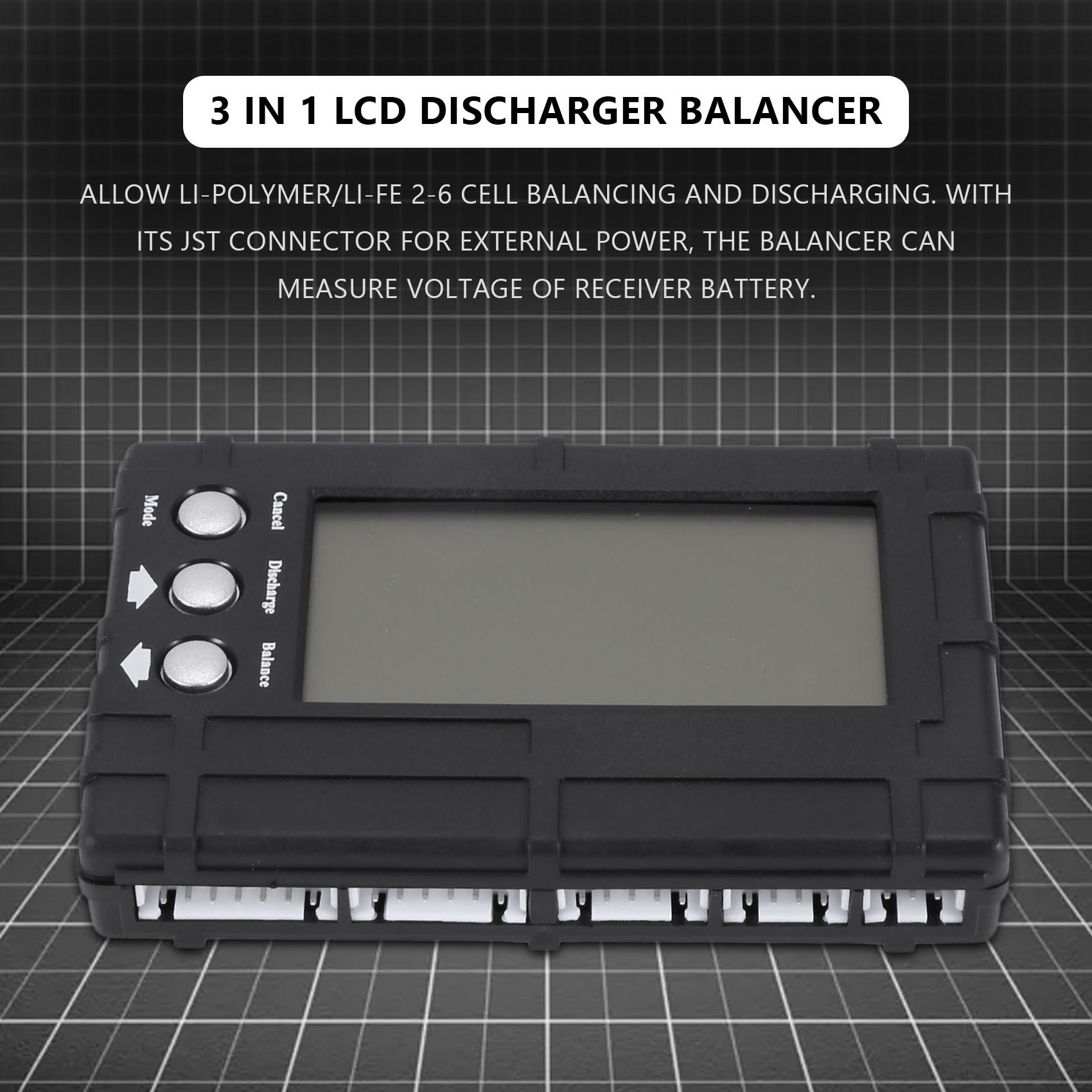 Lipo Battery 6S - 3 in 1 LCD RC Batterij