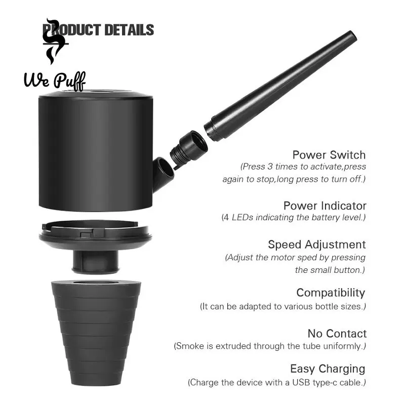 WIJ PUFF Shisha Blower Automat - Smoke Stopper recensie en prijs