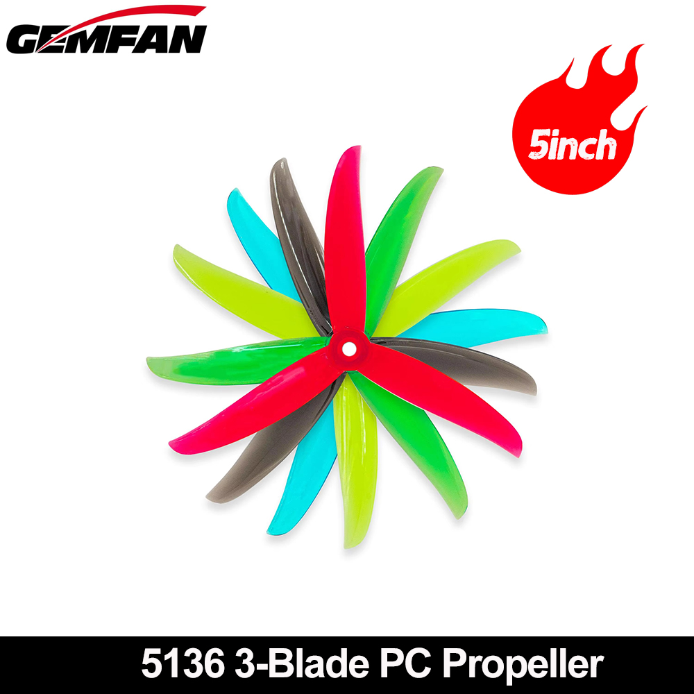 Gemfan VANOVER 5136 3 Blade PC - 5 Inch Propeller recensie en prijs