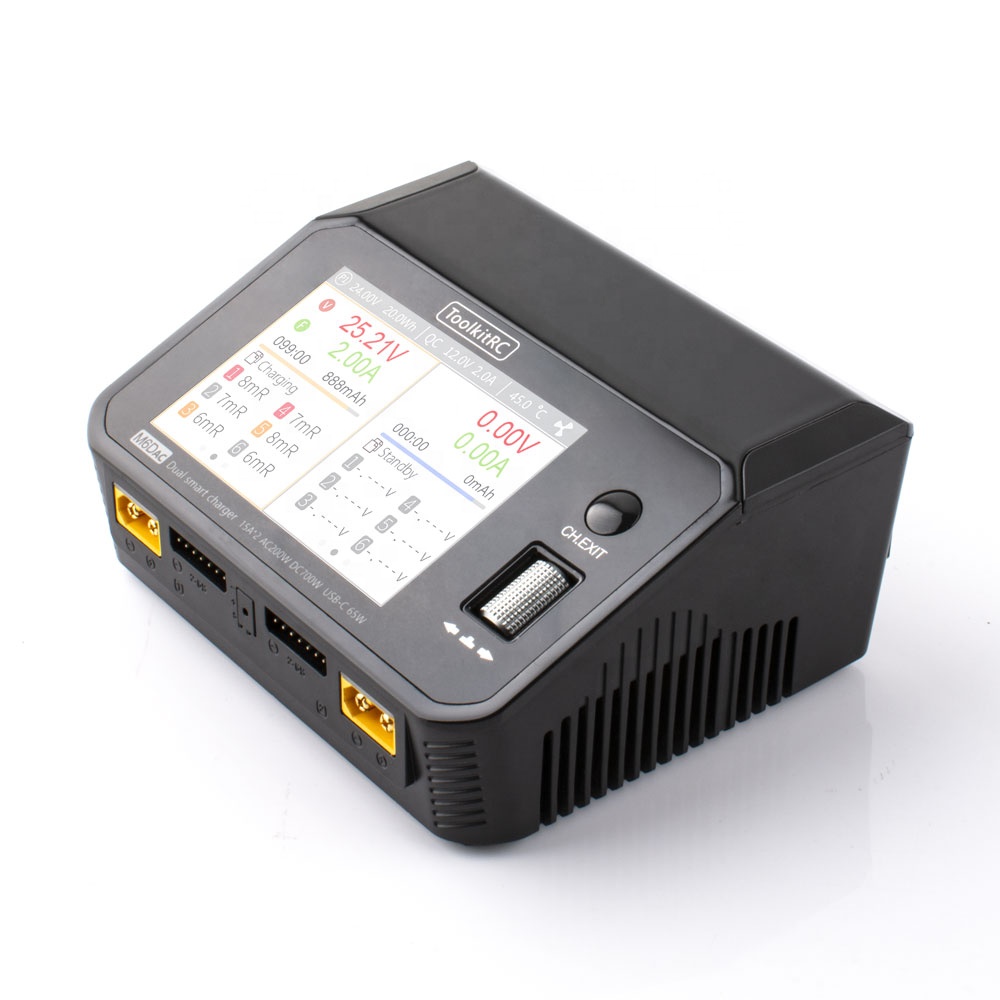 Toolkitrc M6DAC 350W X 2 USB-C - Lipo Battery 6S recensie en prijs