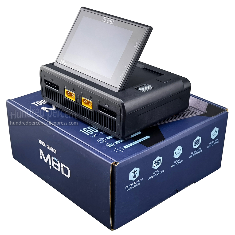 ToolkitRC M8D-oplader, lithium - Smoke Stopper recensie en prijs
