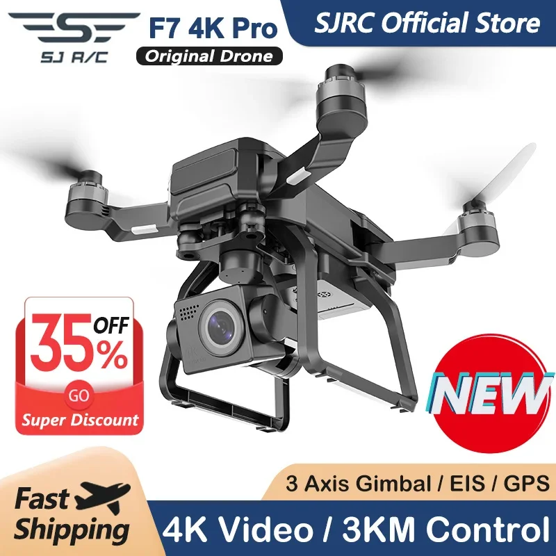 SJRC F7 4K PRO Camera Drone GP - Drone Gimbal recensie en prijs
