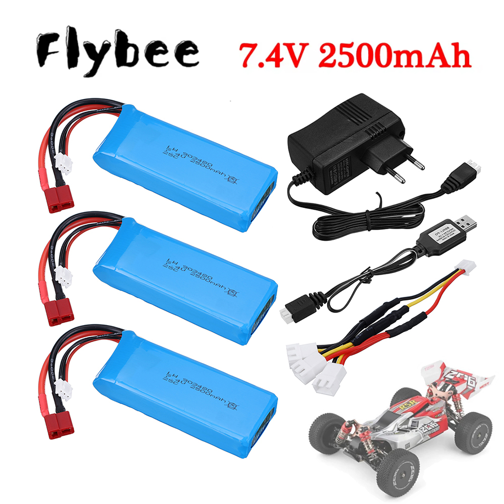 2s 7,4 V 2500 mAh Lipo-batteri - Balance Charger Rc recensie en prijs