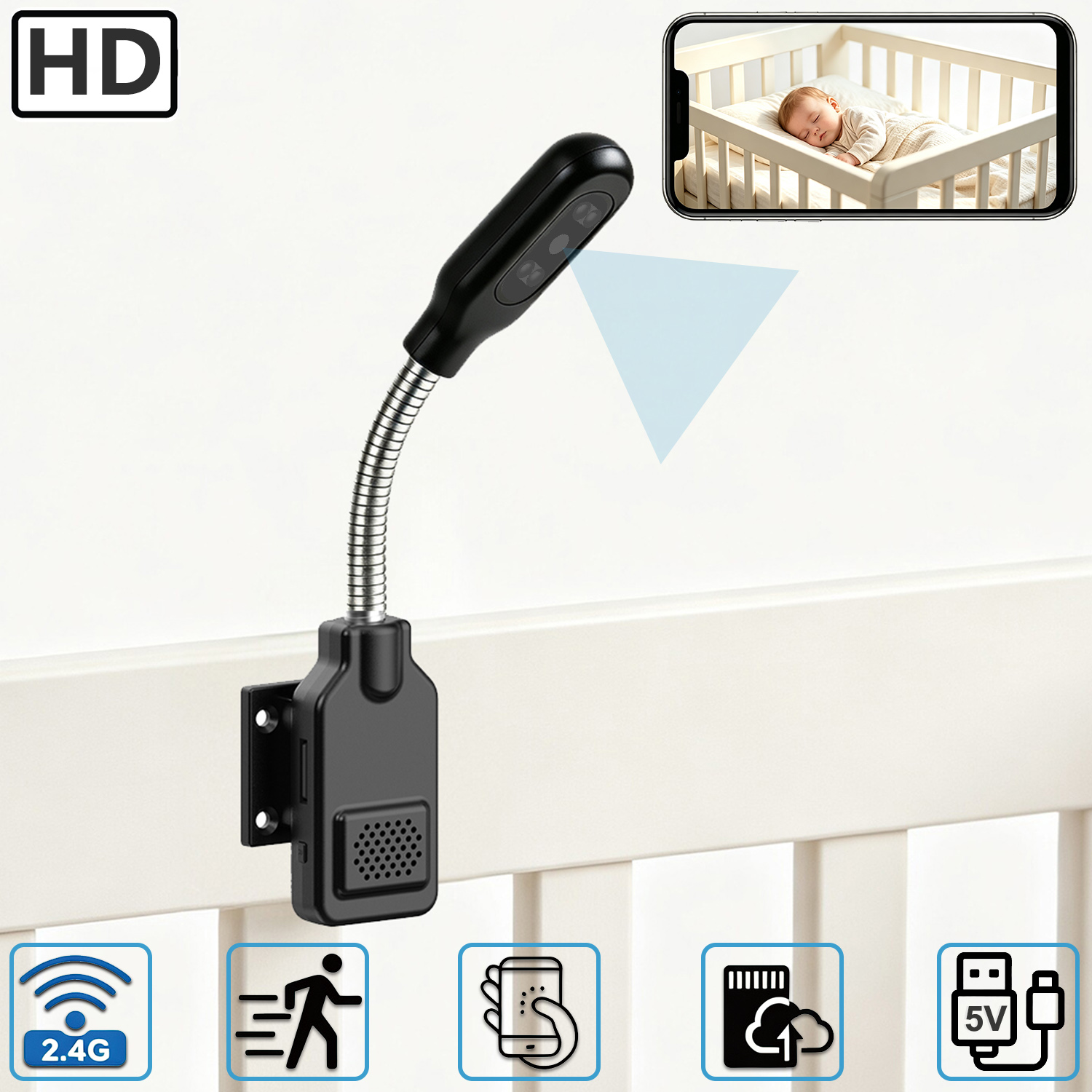 Flexibele zwanenhals baby- en  - Hd Zero Camera recensie en prijs