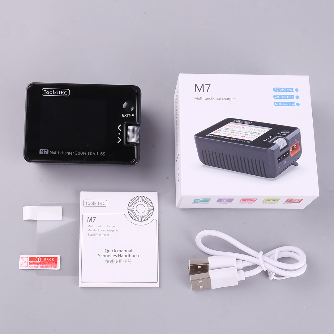 ToolkitRC M7 200W 10A DC-balan - Lipo Battery 6S recensie en prijs