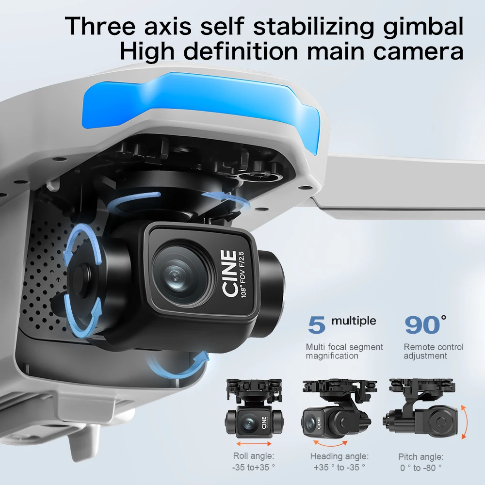 Originele S-X1 GPS Drone 8K HD - Drone Gimbal recensie en prijs