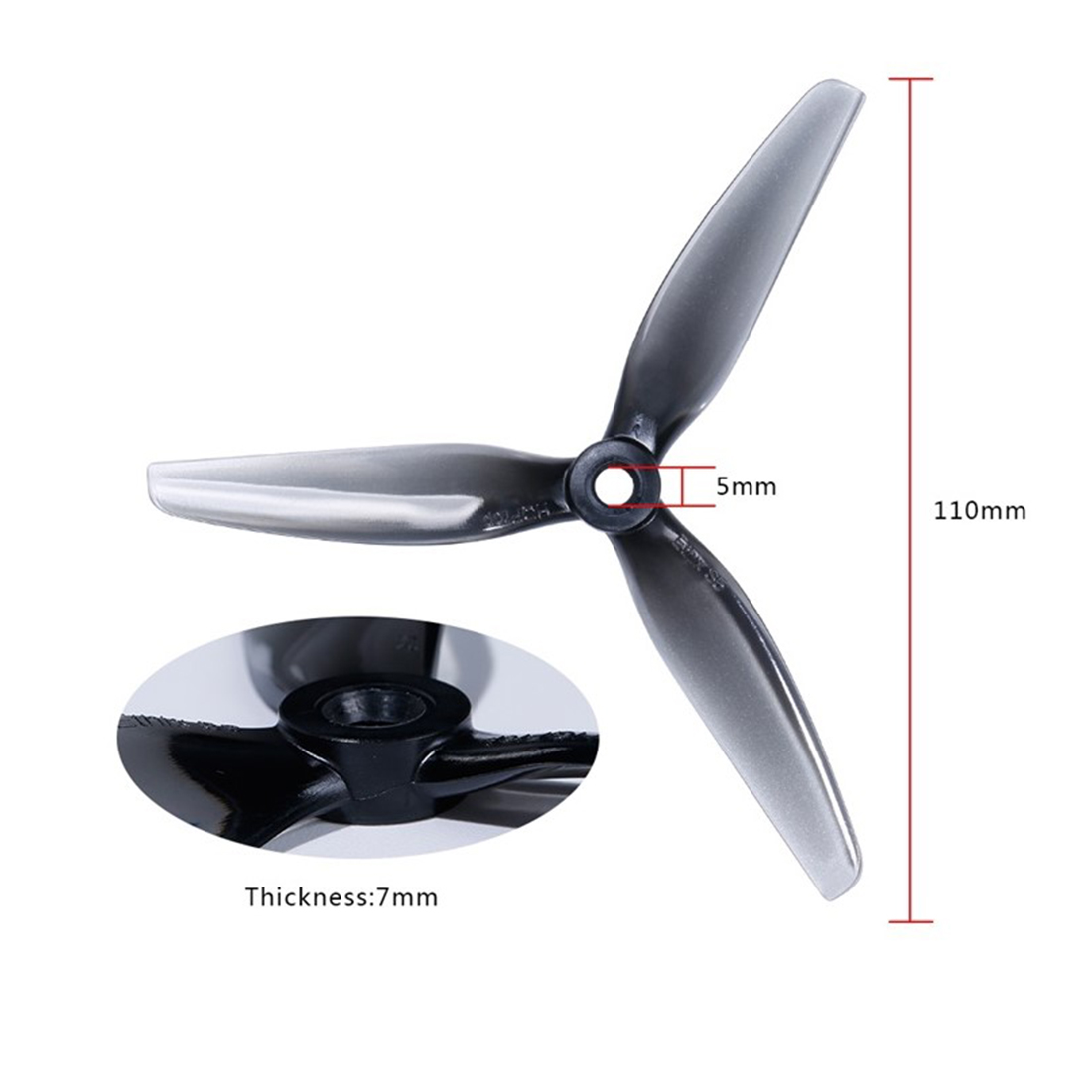 4 STKS HQ Ethix S5 Prop 5X4X3  - 5 Inch Propeller recensie en prijs